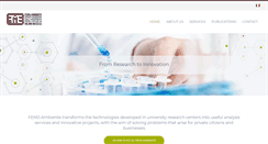 Desktop Screenshot of fem2ambiente.com